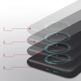 Nillkin Super Frosted Shield forstærket forside til Xiaomi Redmi Note 9T 5G sort