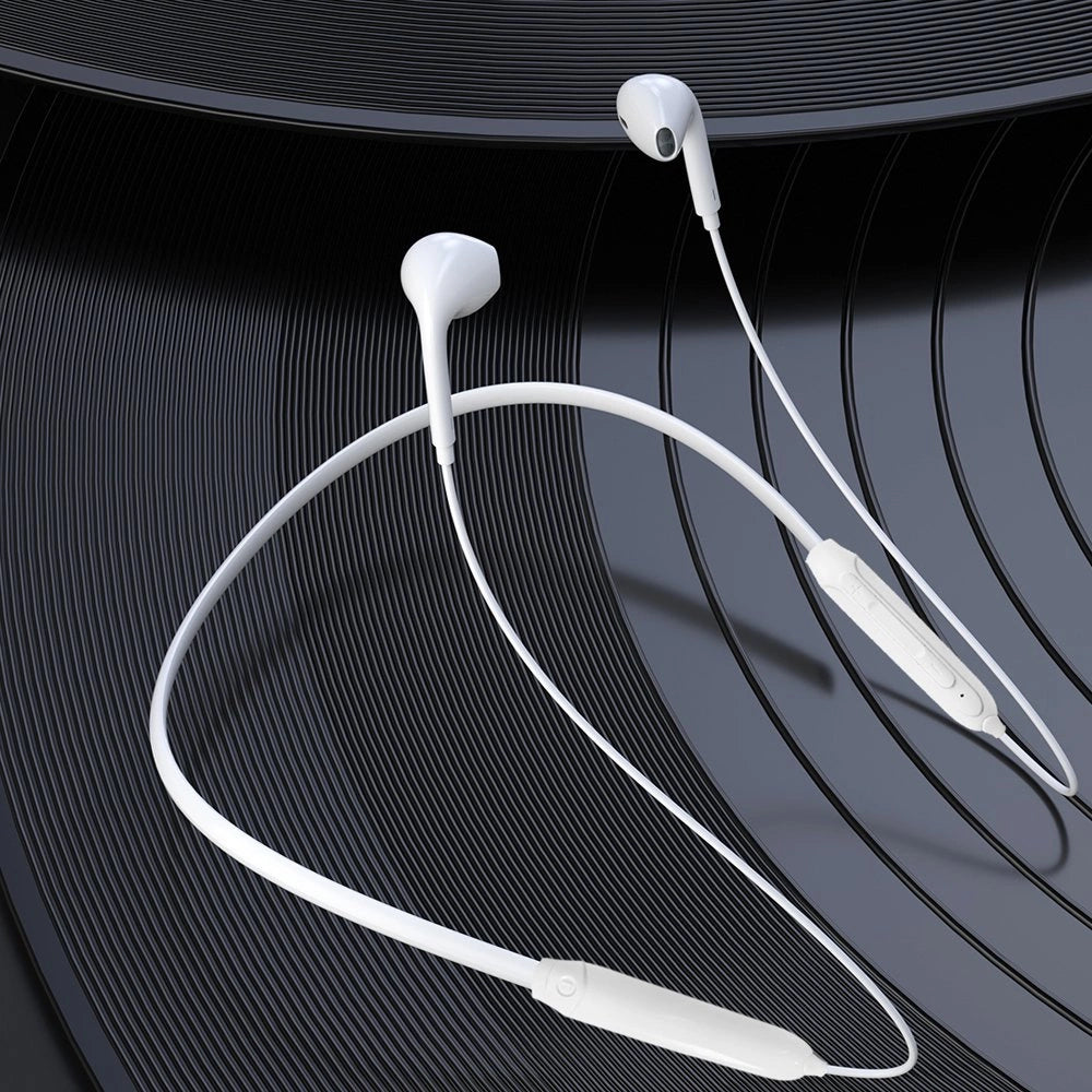 Dudao Magnetic Suction in-ear trådløse Bluetooth-hovedtelefoner hvid (U5B)