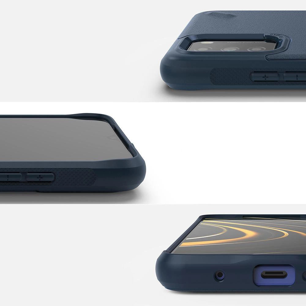 Ringke Onyx holdbar TPU-kasse til Xiaomi Poco M3 blå (OXXI0002)