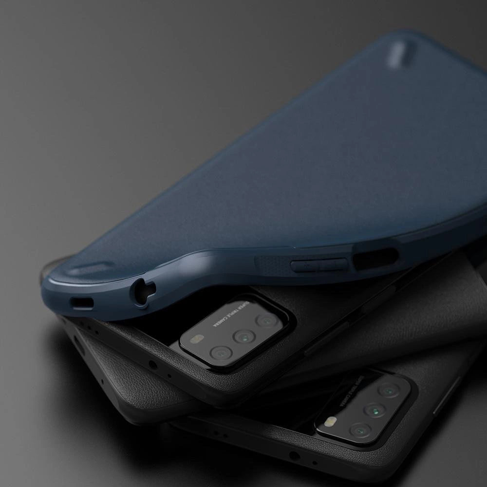 Ringke Onyx holdbar TPU-kasse til Xiaomi Poco M3 blå (OXXI0002)