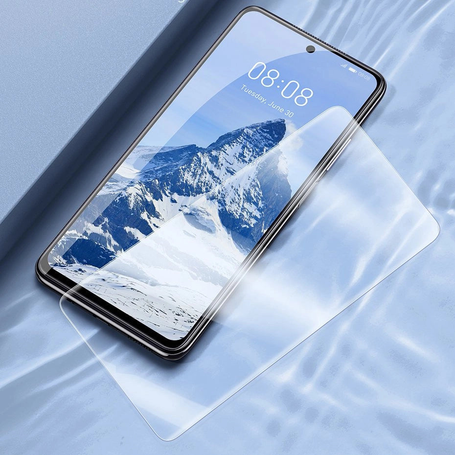 Baseus 2x fuldskærmsbeskyttelsesfilm 0,15 mm til Xiaomi Redmi K40 / K40 Pro / Poco F3 Transparent (SGMIK40-02)