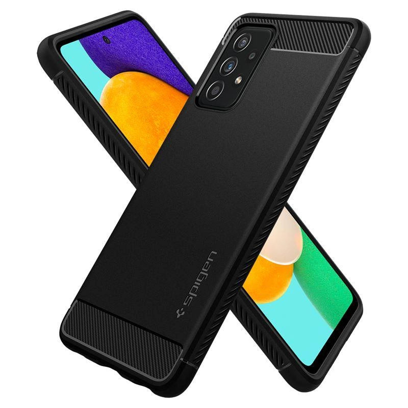 Spigen Rugged Armor Case til Samsung Galaxy A52 / A52S - Matte Black