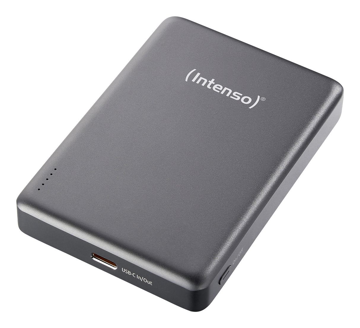 Intenso MW10000 Lithium polymer (LiPo) 10000 mAh Trådløs opladning Grå