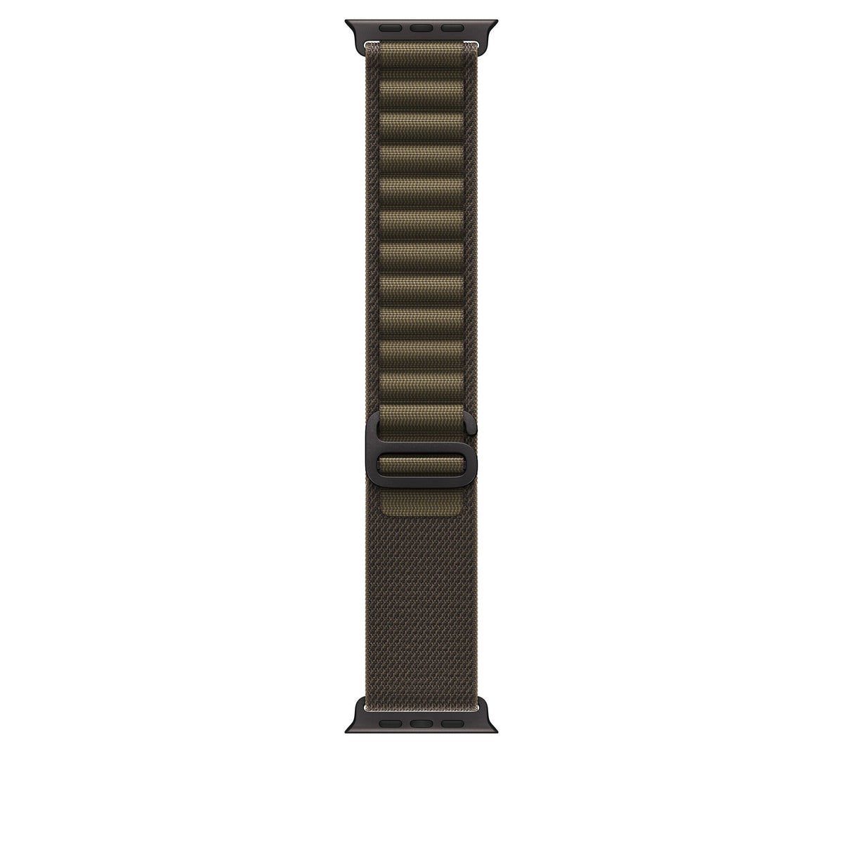 Apple Alpine Loop i mørk olivengrøn, 49 mm - medium - sort titanium