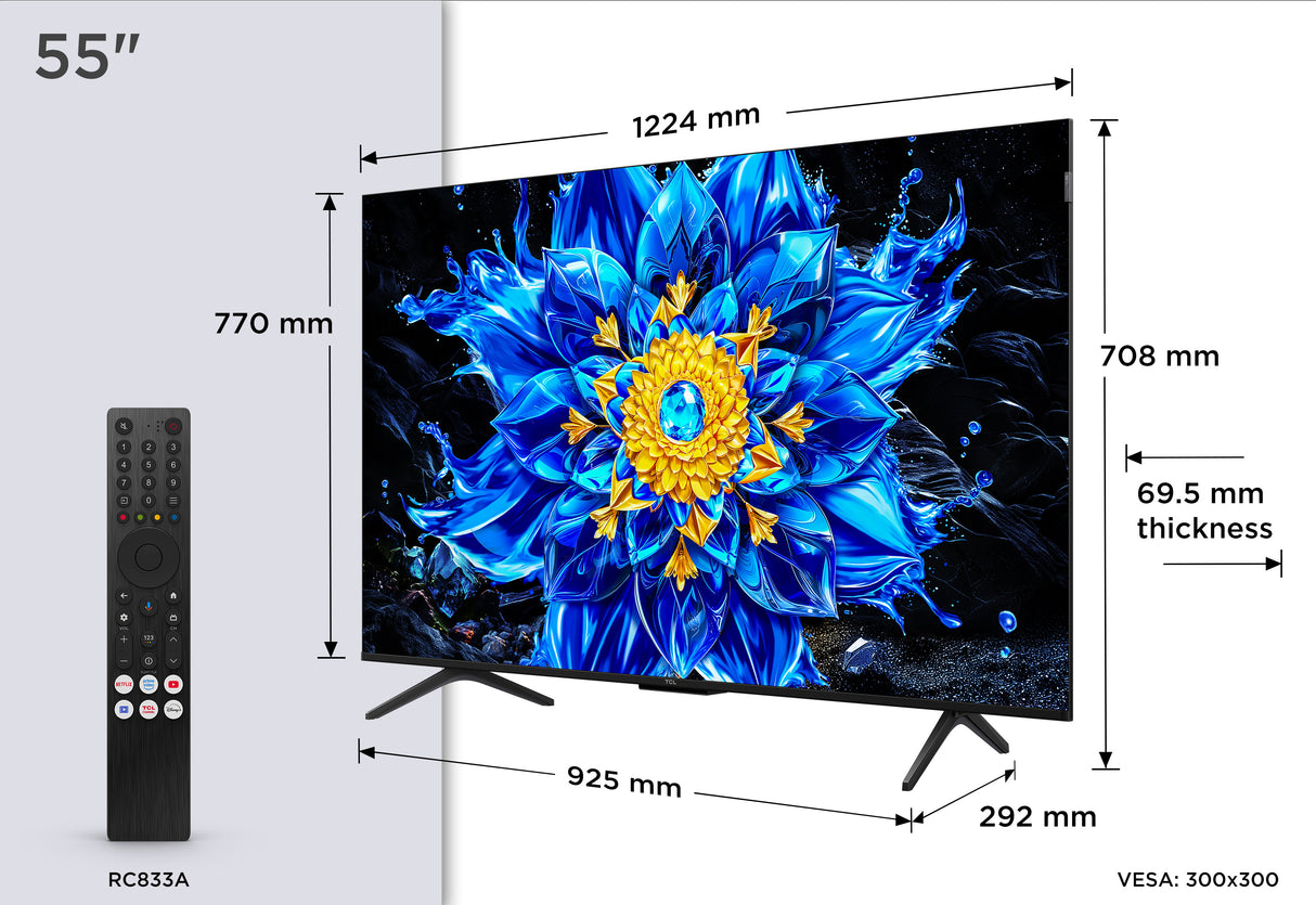 TCL 55P8L QLED Google TV