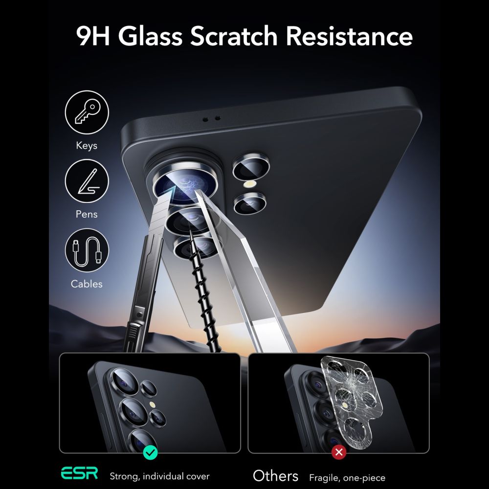 Kamera Beskyttelse Na Aparat Esr Armorite Camera Protector Galaxy S26 Ultra Clear