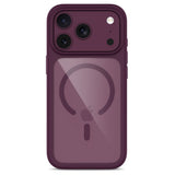 Tech Protect Magone Magsafe Cc + Glas 2 Pak Iphone 17 Pro / 18 Pro Burgundy/Clear