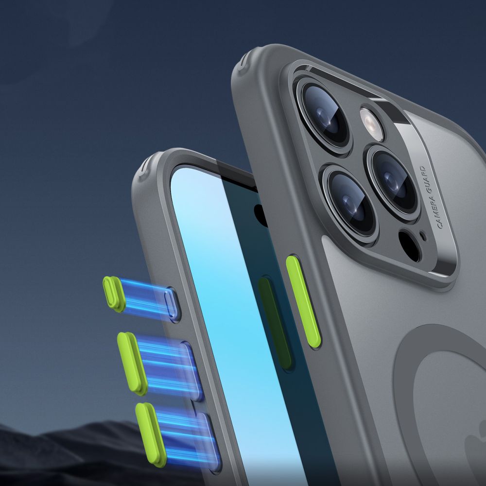 Esr Classic Pro Sæt Halolock Magsafe Iphone 16 Pro Max Frosted Grå