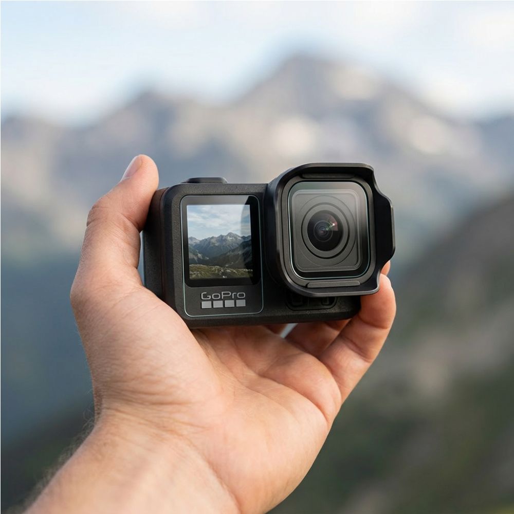 Beskyttelsessæt Tech Protect Foil & Glass Fit+ 2 Sæt Gopro Mission 1 / Pro Clear