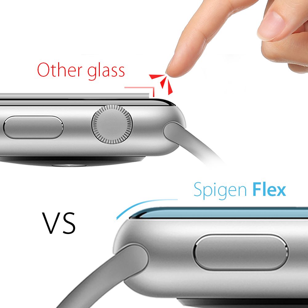 Beskyttelsesfolie Spigen Neo Flex 3 Pak Apple Watch 6 / 7 / 8 / 9 / Se 1 / 2 / 3 (40 / 41 Mm) Klar