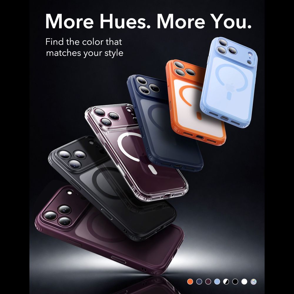Esr Classic Hybrid Magsafe Iphone 17 Pro / 18 Pro Frosted Sort