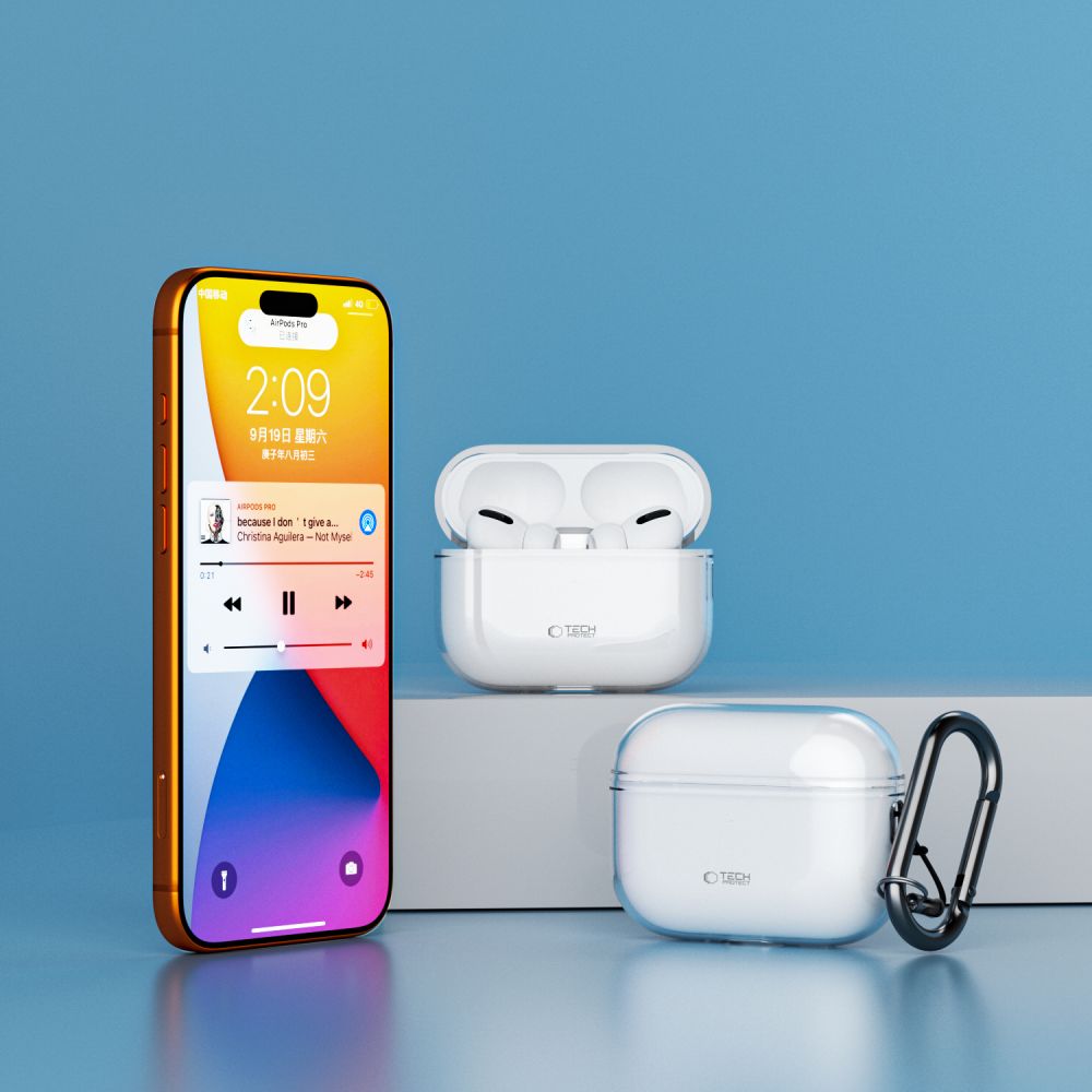 Tech Protect Flexair Apple Airpods Pro 3 Klar