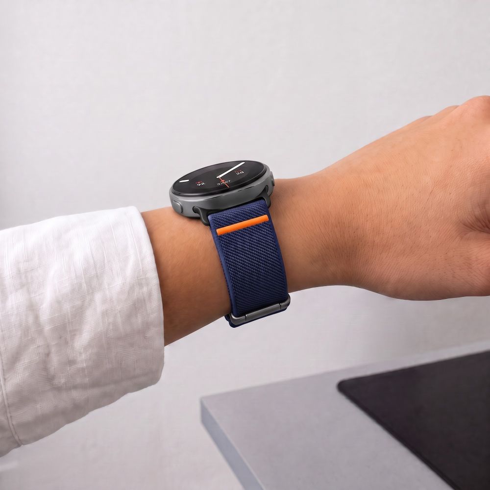 Tech Protect Nylon Lås Samsung Galaxy Watch 8 / 9 / Classic (40 / 44 / 46 Mm) Marineblå