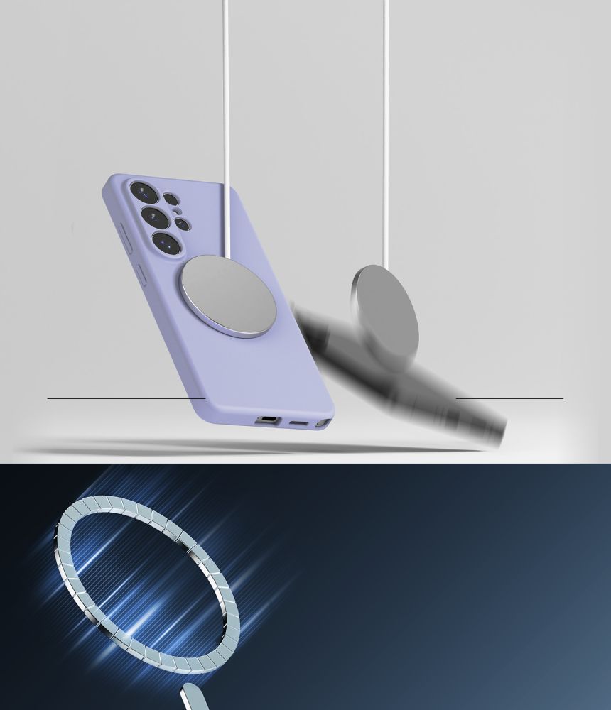 Ringke Silikone Magnetisk Magsafe Galaxy S26 Ultra Lavendel