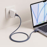 Tech Protect Mmc01 Ultraboost Magnetisk Macbook Kabel Usb C Til Magsafe 3 140 W 300 Cm Midnatsblå