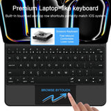 Tech Protect Smartcase Magnetisk + Tastatur Ipad Pro 13” 7/8 2024 2025 Sort