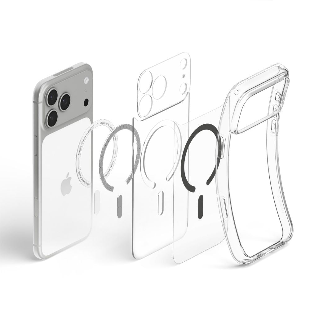 Spigen Ultra Hybrid Magsafe Iphone 17 Pro Max / 18 Pro Max Klar/Grafit