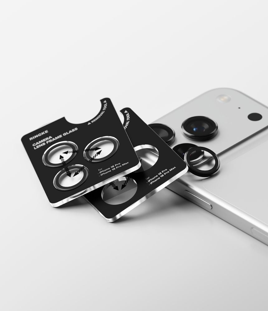 Kamera Beskyttelse Ringke Camera Frame Protector 2 Pack Iphone 18 Pro / Pro Max Sort