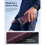 Esr Cyber Tough Støtte Magsafe Iphone 17 Pro Max / 18 Pro Max Dyb Burgundy