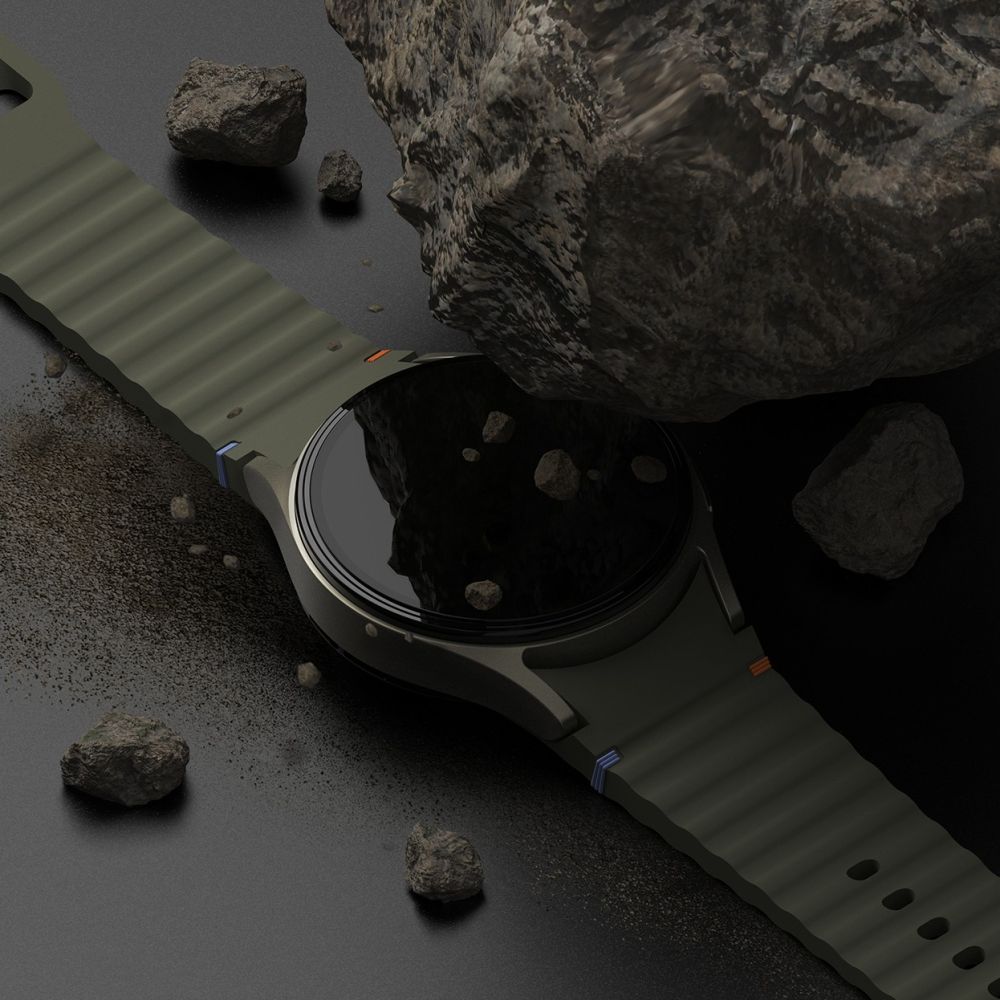 Ringke Slim & Hærdet Glas Galaxy Watch 7 (44 Mm) Titanium Sort
