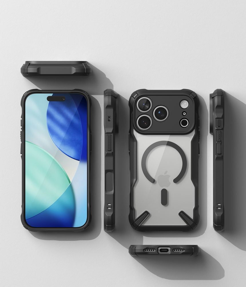 Ringke Fusion X Magnetisk Magsafe Iphone 17 Pro Max / 18 Pro Max Sort
