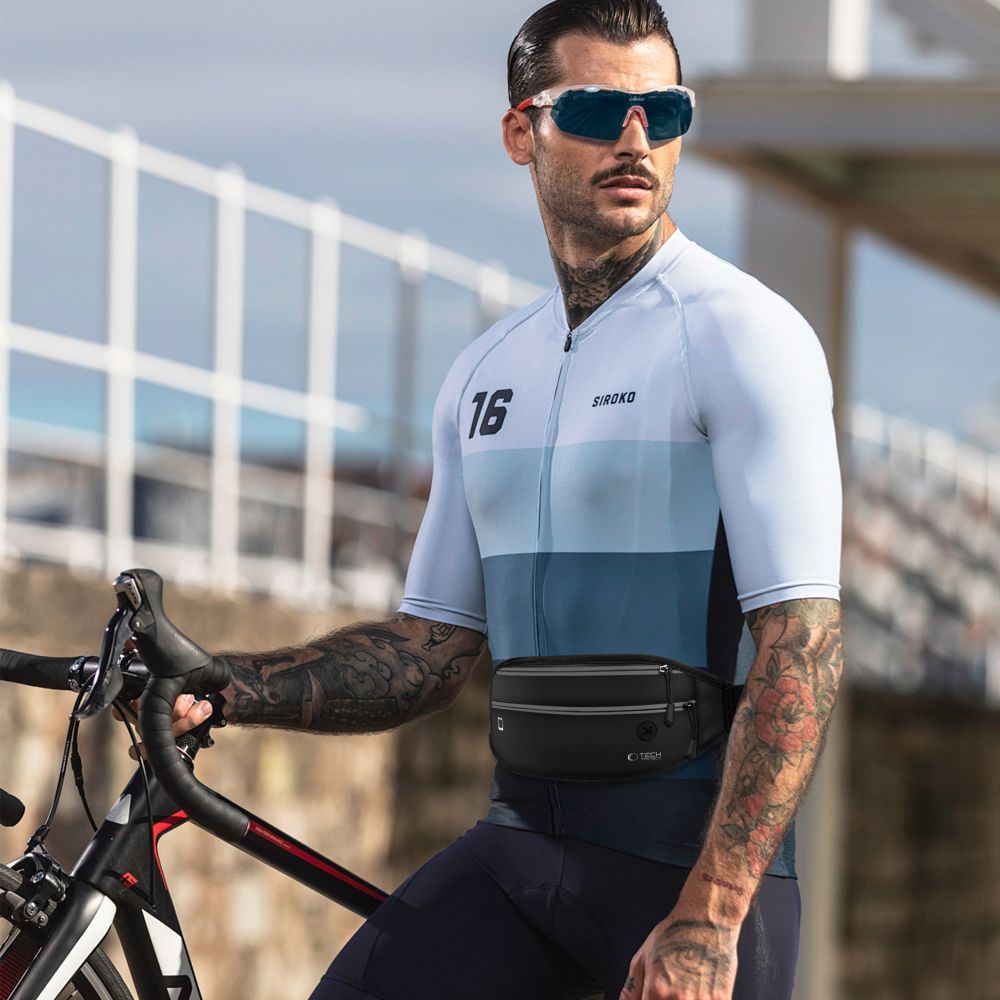 Tech Protect M7 Universal Sport Belægningstaske Sort