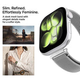Spigen Wbm4 Remmen Til Apple Watch 8 / 9 / 10 / 11 / 12 / Se (40 / 41 / 42 Mm) Sølv