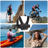 Tech Protect Ga100 Brystmontering Gopro / Dji / Inta360 Sort