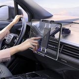 Tech Protect V4 Universal Bilholder Til Forrude Og Instrumentbræt Til Tablet, Sort