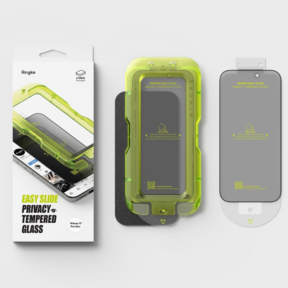 Privacyglas Ringke Easy Slide 2 Pack Iphone 17 Pro Max Privacy