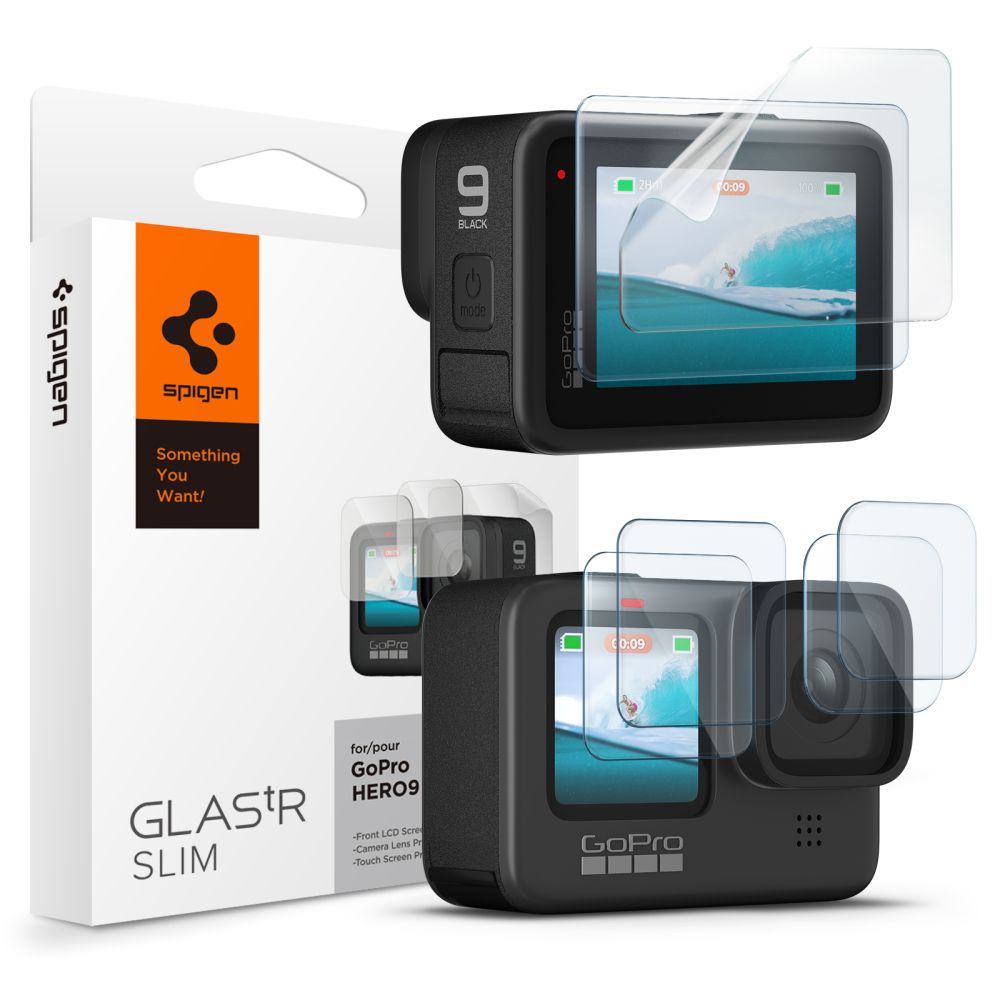 Hærdet Glas Spigen Glas.Tr Slim + Film 2 Set Gopro Hero 9/10/11/12 Clear