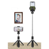 Tech Protect L01 S Bluetooth Selfie Stick Stativ Sort