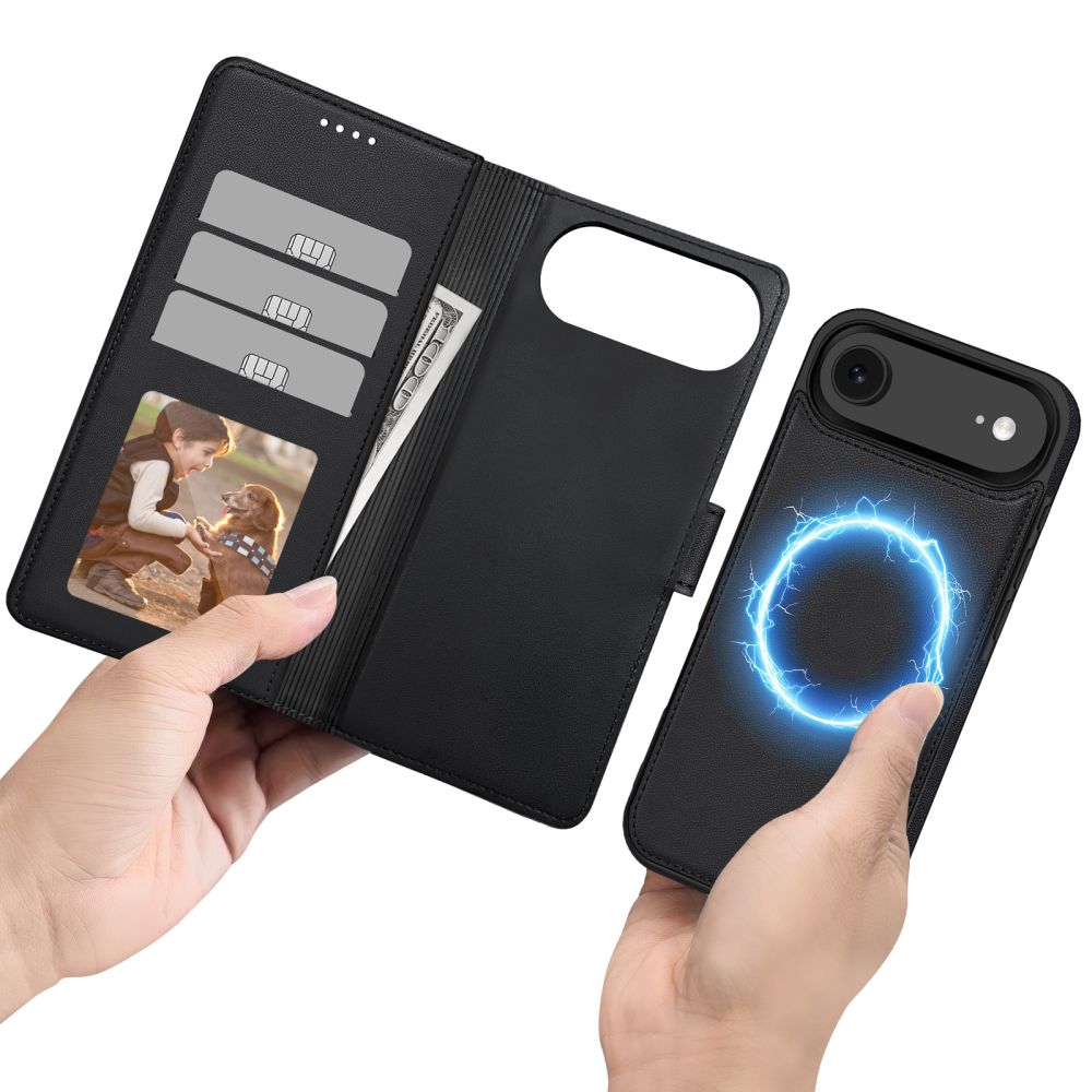 Tech Protect Tegnebog Magsafe Iphone Air Mat Sort