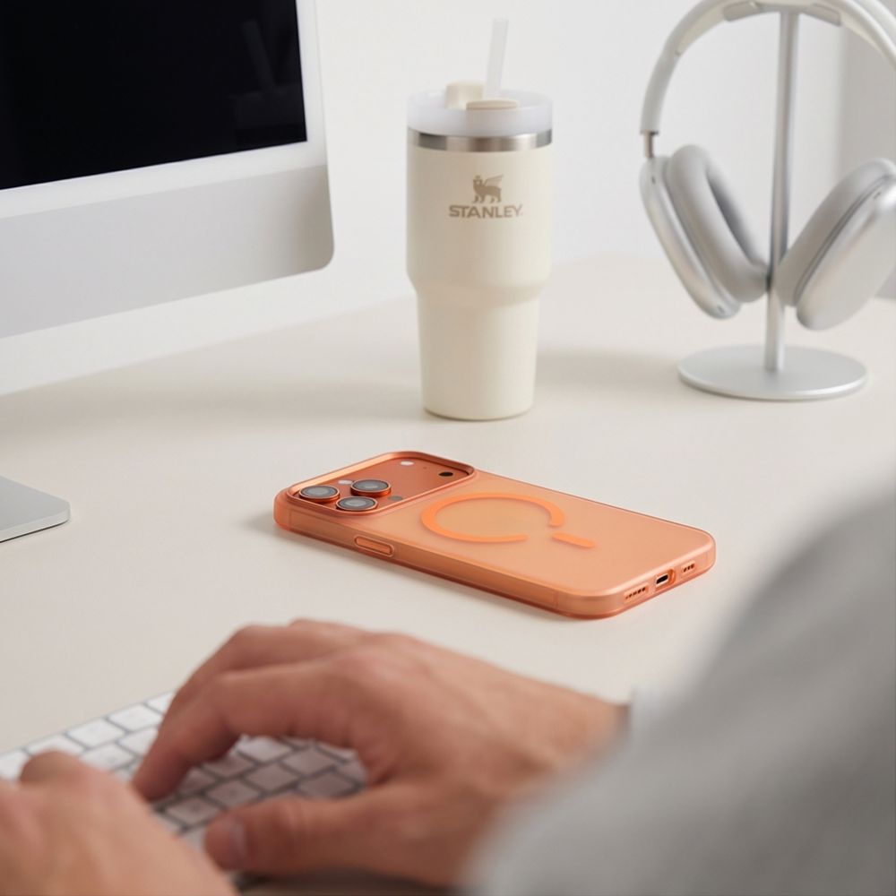 Tech Protect Magzero Magsafe Iphone 17 Pro / 18 Pro Matte Cosmic Orange
