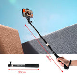 Tech Protect Ga100 Monopad & Selfie Stik Gopro / Dji / Insta360 Sort