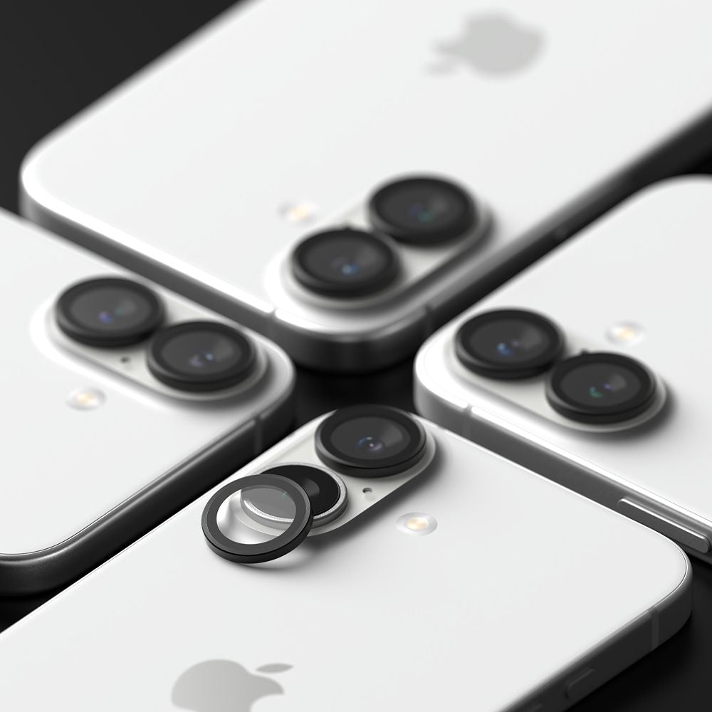 Kamera Beskyttelse Ringke Camera Frame Protector 2 Pack Iphone 16 / 16 Plus Sort