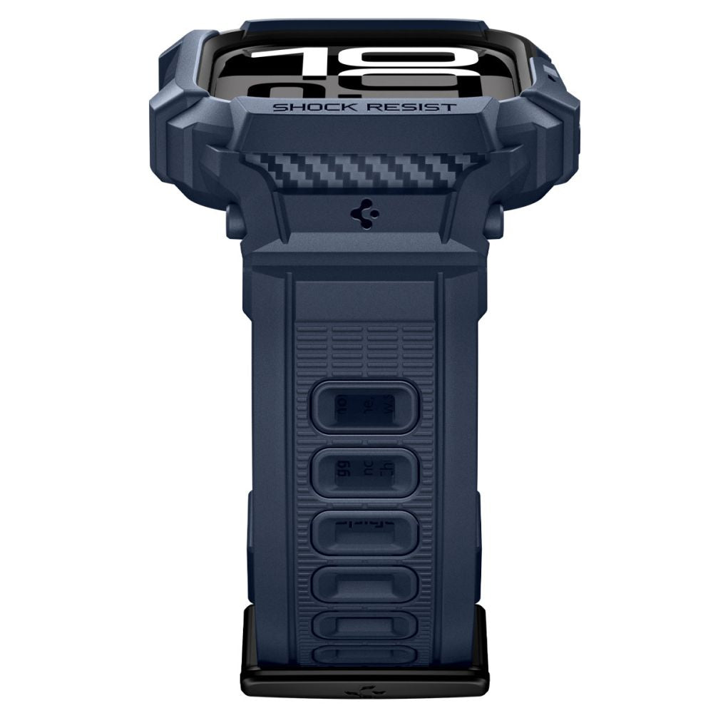Spigen Rugged Armor ”Pro” V2 Apple Watch 10/11 (42 Mm) Marineblå