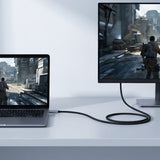 Tech Protect Ultraboost Kabel Usb C Til Hdmi 2.1 8 K 60 Hz 200 Cm Jerngrå