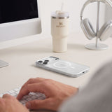 Tech Protect Magzero Magsafe Iphone 17 Pro / 18 Pro Mat Hvid