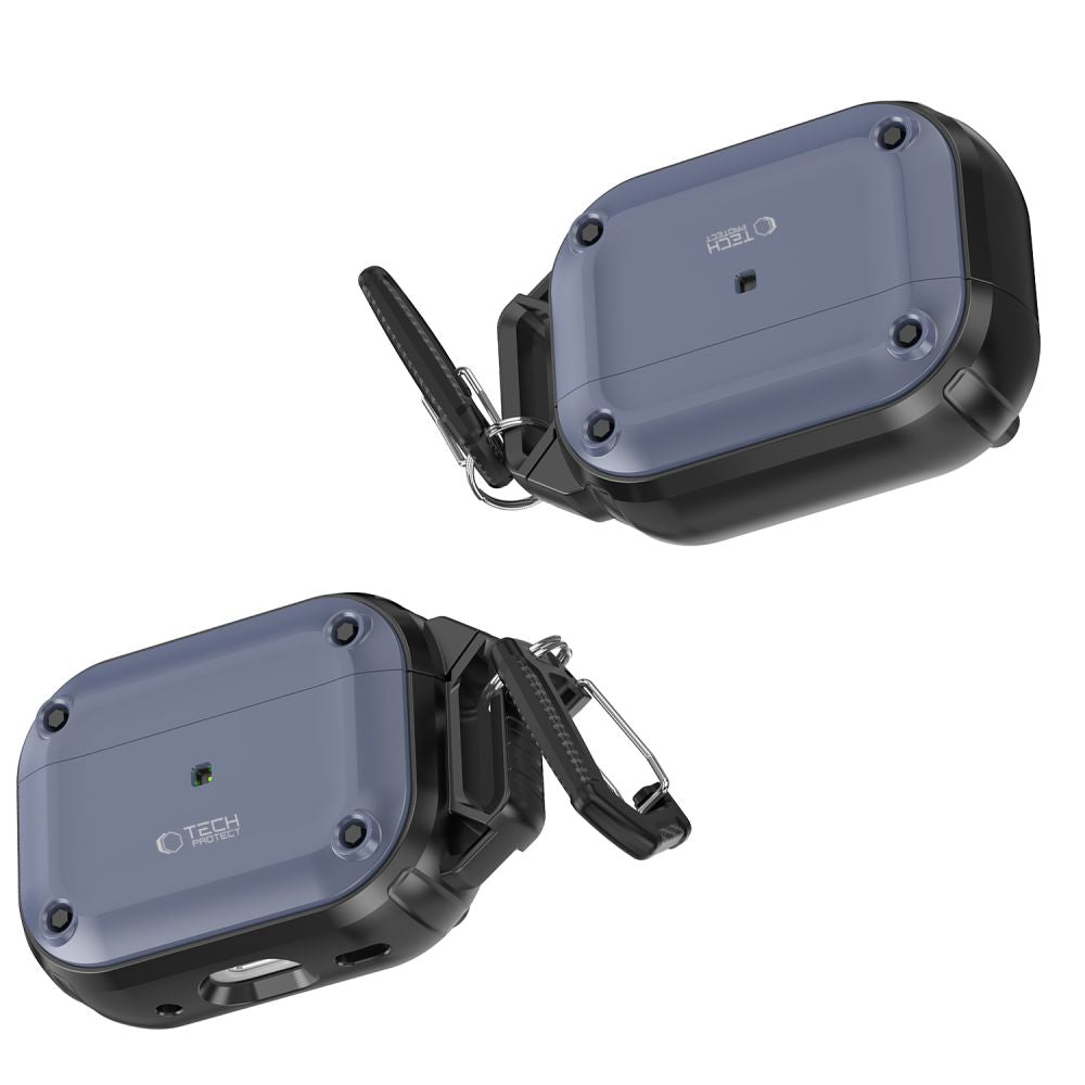 Tech Protect Rough Hook Apple Airpods Pro 1/2 Stålblå
