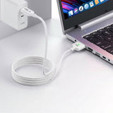 Tech Protect Mmc01 Ultraboost Magnetisk Macbook Kabel Usb C Til Magsafe 3 140 W 200 Cm Hvid
