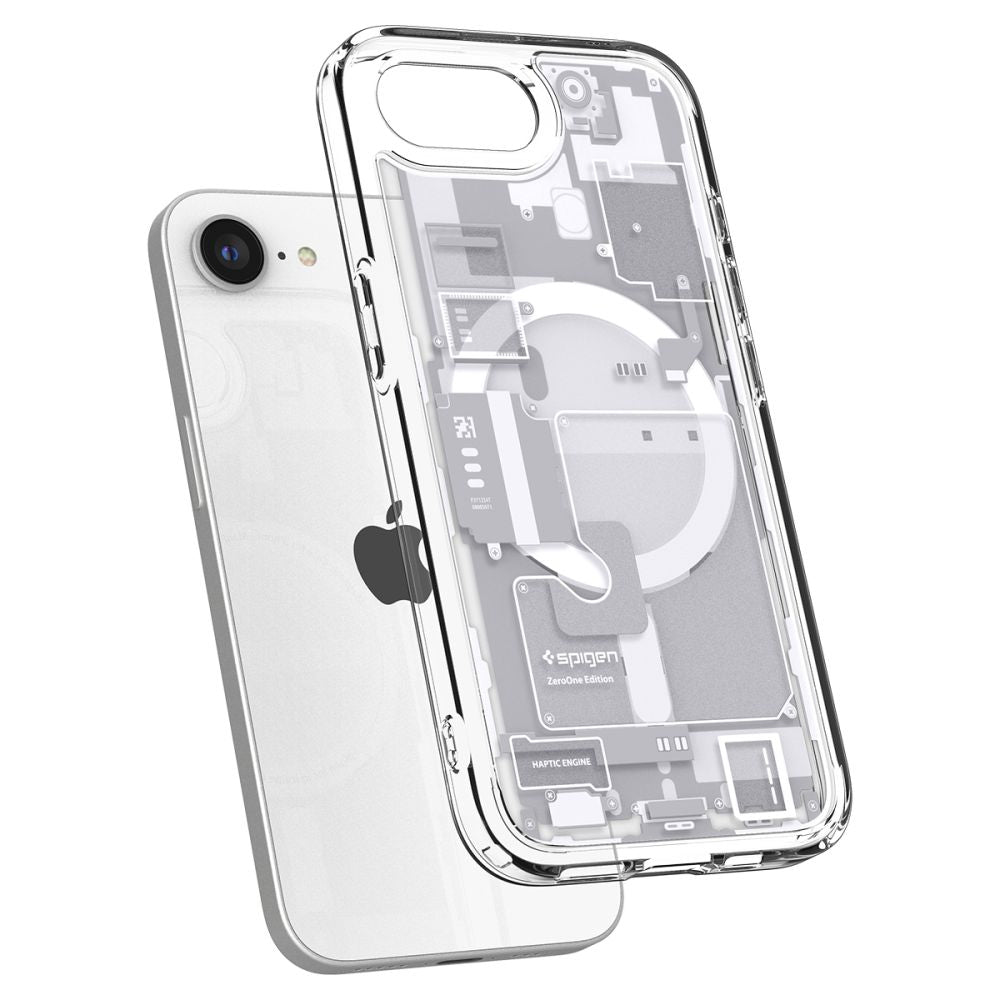 Spigen Ultra Hybrid Magsafe Iphone 16 E / 17 E Zero One Hvid