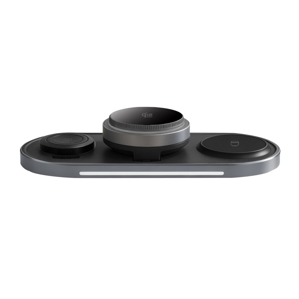 Tech Protect A51 Arcticboost 3 I 1 Magnetisk Magsafe Trådløs Oplader 25 W Qi2.2 Sort