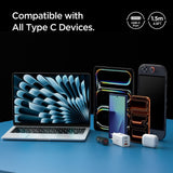 Spigen Eb6015 Cc Essential Usb C Kabel 60 W 150 Cm Gunmetal