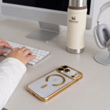 Tech Protect Magflex Magsafe Iphone 17 Pro / 18 Pro Shiny Gold