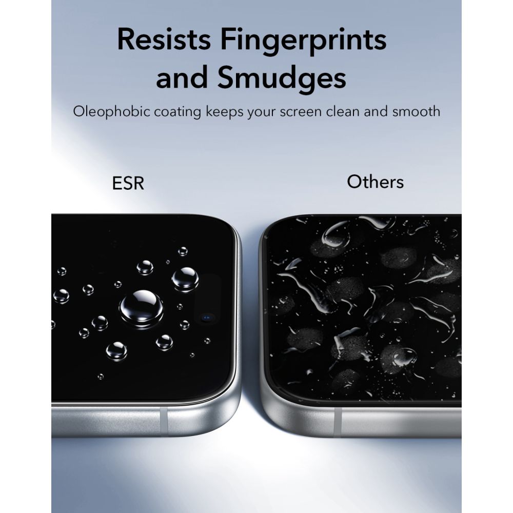 Hærdet Glas Esr Ultrafit Classic Hærdet Glas 2 Pack Iphone 17 Pro / 18 Pro Sort