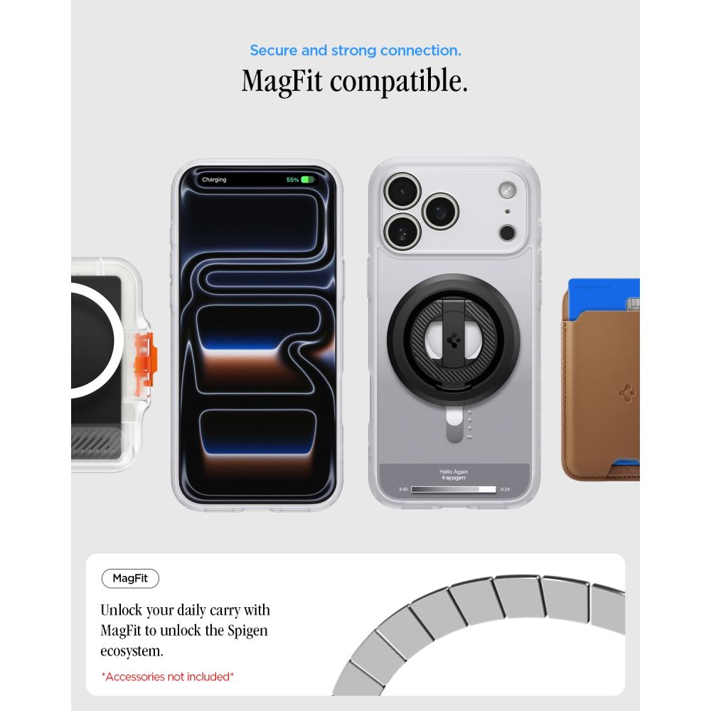 Spigen Ultra Hybrid Magsafe Iphone 17 Pro Max / 18 Pro Max Classic Silver