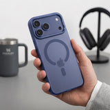 Tech Protect Magzero Magsafe Iphone 17 Pro / 18 Pro Mat Dyb Blå