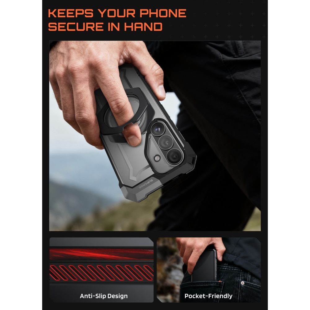 Supcase Ub Grip Mag Magsafe Galaxy S26 Sort