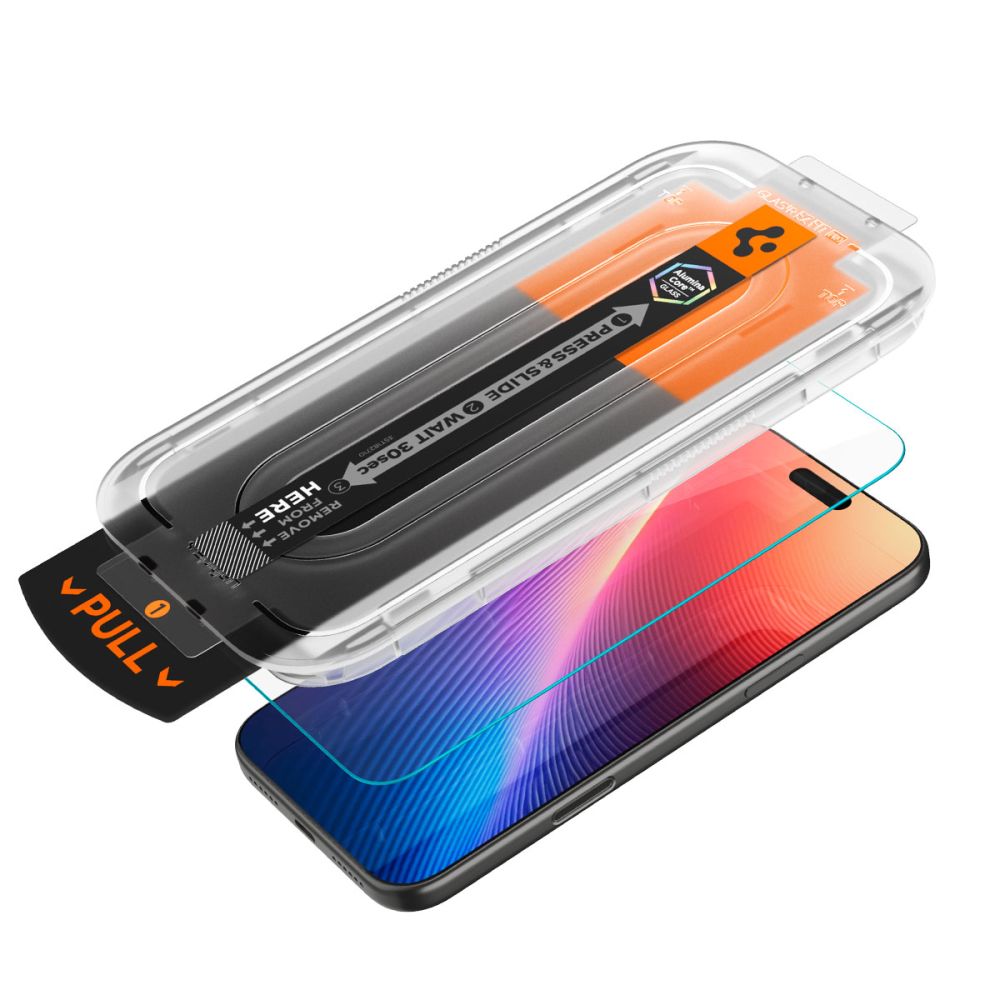 Hærdet Glas Spigen Glas.Tr ”Ez Fit Pro Ac” Iphone 16 Pro / 17 / 17 Pro / 18 Pro Clear
